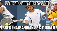 Černý den favoritů na US Open