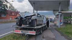 Smrt u čerpací stanice. Řidič měl zřejmě zdravotní problémy, narazil do ukazatele