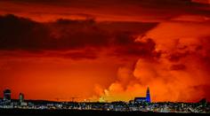Nebe nad Islandem se zbarvilo doruda. Zasáhla ho zatím nejsilnější erupce