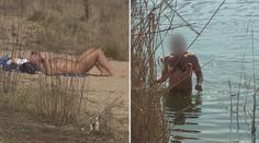 Policie rozháněla partu nudistů! Kromě oblečení neměli ani roušky