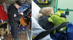 Strážníci kontrolovali nepřizpůsobivé. Ve stanu našli i tříletého chlapečka