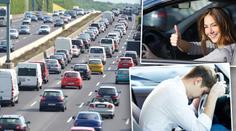 Držení volantu jednou rukou vás může stát život! Jak správně sedět