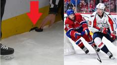Kuriozita v NHL: Myší díra? Ne, ale musel se měnit mantinel! VIDEO