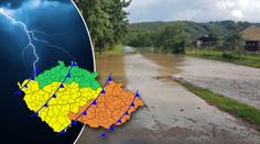 Česko zasáhly silné bouřky! Kdy dorazí k vám? PŘEHLEDNÁ MAPA