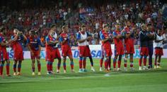 Plzeň odletěla do Baku v dobré náladě. Snad tu jsou všichni, smál se Horváth