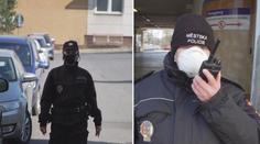 Strážníci zasahovali u lidí v karanténě. Sami musí zůstat doma