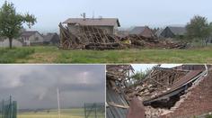 VIDEO: Tornádo nad Náchodem! Trhalo střechy, bouralo domy