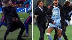 Stejné gesto po 20 letech! Co tou obscénností Simeone chtěl říci?