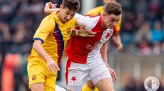 První lekce od Barcelony! Mladíci Slavie dostali pořádný výprask