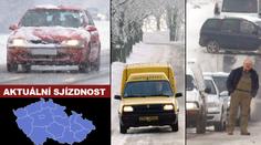 Řidiči POZOR, tvoří se námraza. AKTUALIZUJEME SJÍZDNOST SILNIC