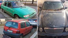 Proč je neodtáhnou? Ulice blokují vraky aut a strážníci to neřeší!