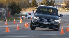 Další oběť losího testu? VW Tiguan mezi kužely poskakoval jako balón!