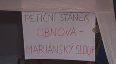 VIDEO: Spor o obnovení Mariánského sloupu nekončí