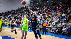 Tradiční basketbalová bitva pro USK. Demolici Žabin sledoval i Ivan Trojan