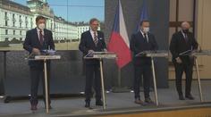Tisková konference po jednání vlády