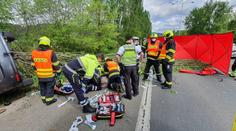 Záchranáři zasahovali u tragické nehody v Praze, dva lidé zemřeli