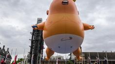 Trump v londýnském muzeu. Skončila tam jeho nafukovací karikatura