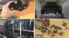 Zlodějský gang měl vymakané vybavení! Rušičky, pepř i ježky