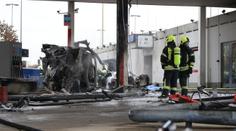 Při požáru benzinky na dálnici v Německu zemřeli dva lidé. Předcházel mu výbuch