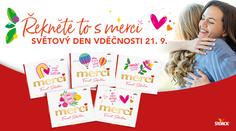 Oslavte Světový den vděčnosti poděkováním s merci