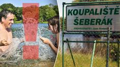 Chcete se dnes koupat? Na Šeberák se nesmí a Džbán hygienici nedoporučují!