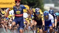 Hromadný závěrečný sprint osmé etapy ovládl Pedersen. Sagan dojel šestnáctý