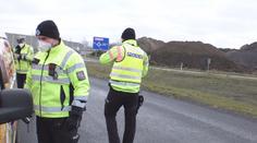 Práce dálniční policie: Kontrola elektronických dálničních známek