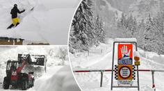 Nebezpečí v Alpách: Ztracení turisté, laviny, uzavřená střediska