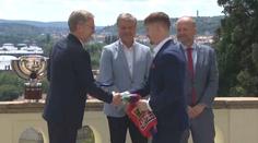 Premiér Fiala přijal české hokejisty. Poděkoval jim za úspěch na mistrovství