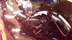 Tragická nehoda na jihu Čech: Mladík v BMW přejel do protisměru