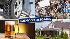ZMĚNY V LISTOPADU: Bude se zdražovat, mění se i systém daní