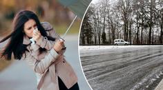Nebezpečí nekončí. Řidiče potrápí černý led, Česko zasáhne i silný vítr
