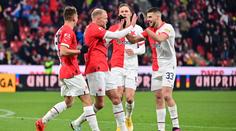 Pohádkový start do jarní části. Slávisté porazili Jablonec a jsou v čele ligy