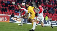 Budějovice porazily Slavii 1:0. V 88. minutě se trefil Javorek