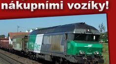 Přepadli vlak pomocí nákupních vozíků!