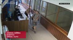 VIDEO: Muž vykradl skříňku na plovárně a cestou ukradl i auto