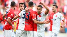 Slavia zvládla přestřelku s Jabloncem. Sparta nedala šanci Olomouci