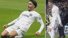 Marmoush jako Ronaldo. Hvězda Frankfurtu proměnila 3 přímé kopy ve 3 zápasech