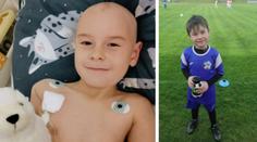 Malý fotbalista Matýsek (7) má těžký nádor na mozku. Rodina žádá o pomoc