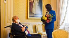 Disidentka Cichanouská pokračuje v návštěvě Prahy, přijal ji Zeman