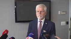 Tiskový brífink prezidenta Pavla k cestě na valné shromáždění OSN