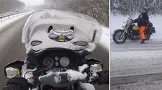 Stále více motorkářů jezdí i v zimě, takhle se na ni připravte