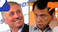 ODS:ČSSD = 9:7. Topolánek vrátil úder, Paroubek slíbil odvetu