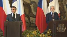 Prezident Pavel: Česko a Francie se shodují na podpoře Ukrajiny, hlavně v dodávkách munice