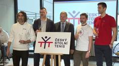 Stolní tenis představil moderní logo, výzvu s olympionikem přijal Jakub Kohák