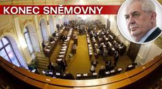 VELKÉ ODCHÁZENÍ: Sněmovna rozhodla o svém rozpuštění! Pro bylo 140 poslanců