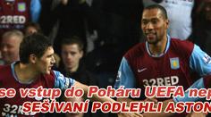 Slavia prohrála po smolném gólu s Aston Villou
