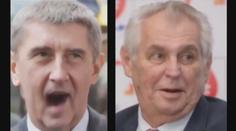"Tohle mi přišlo SMSkou," napsal Babiš a ukázal video, kde zpívá se Zemanem