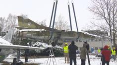 Na D1 převáželi známý bojový letoun. Bude k vidění v kunovickém muzeu