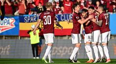 Sparta se v Opavě herně trápila, ale po výhře je prvním finalistou MOL Cupu